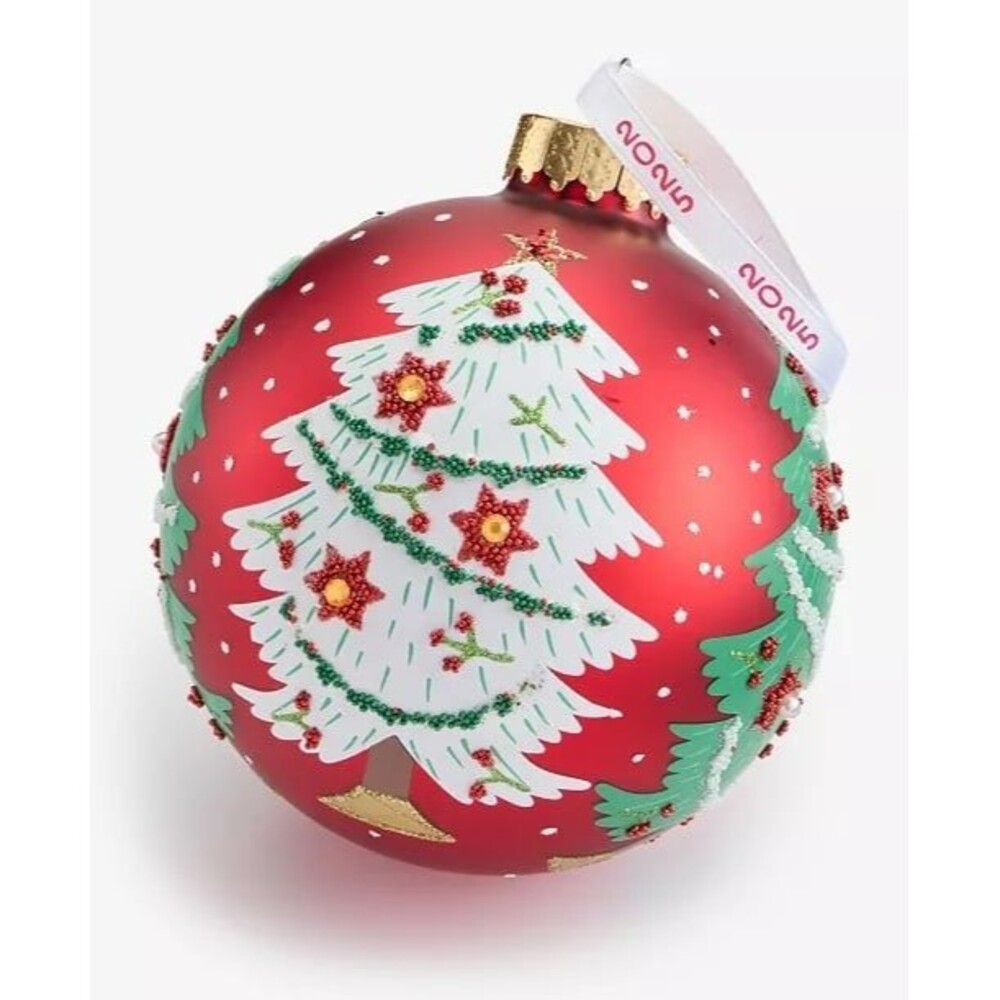 Macy’s holiday Lane 2025 Christmas Cheer Tree Ball Ornament